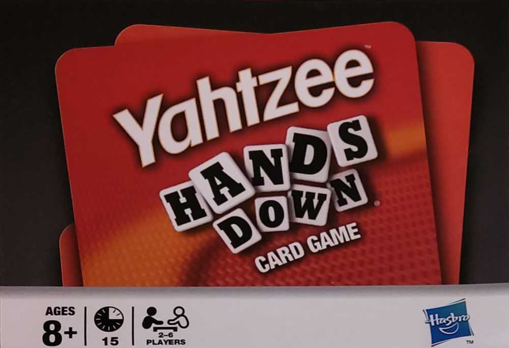 Yahtzee Hands Down  (2-6) board game collectible [Barcode 653569486824] - Main Image 4