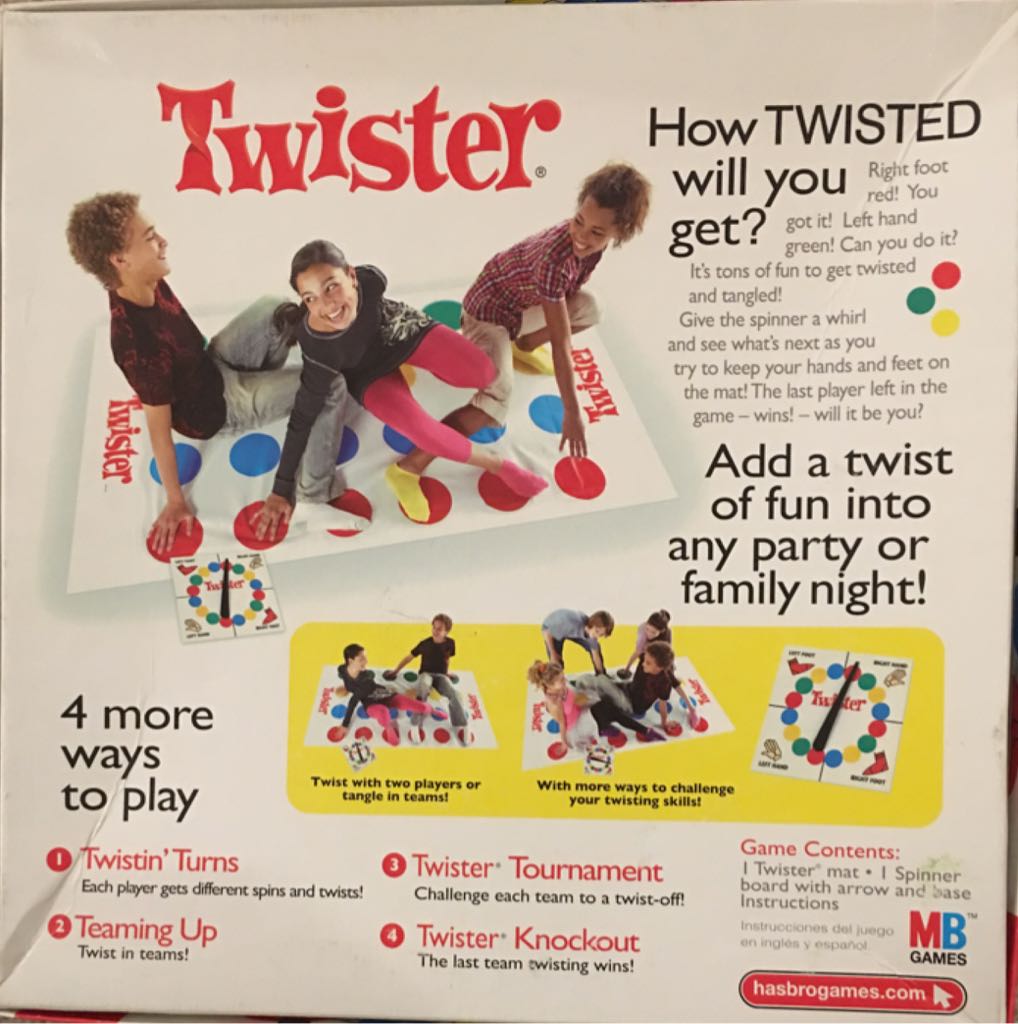 Twister  (2+) board game collectible [Barcode 653569489054] - Main Image 2