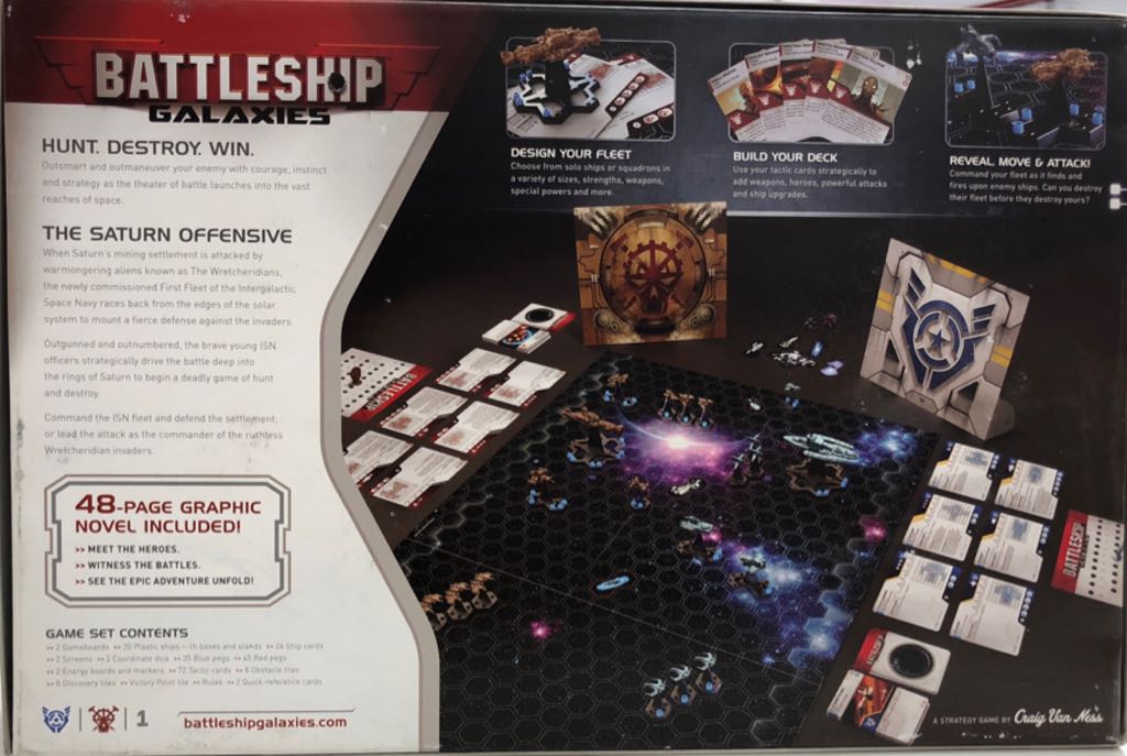 Battleship Galaxies  (2-4) board game collectible [Barcode 653569493808] - Main Image 2