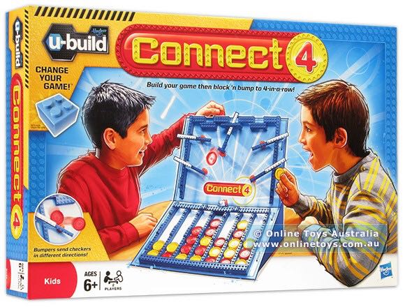 Connect 4 U-Build   (2) board game collectible [Barcode 653569525127] - Main Image 1