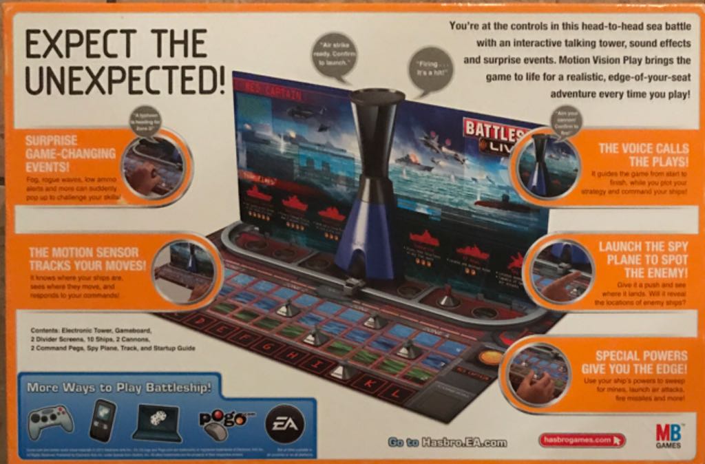 Battleship Live  (2) board game collectible [Barcode 653569535027] - Main Image 2