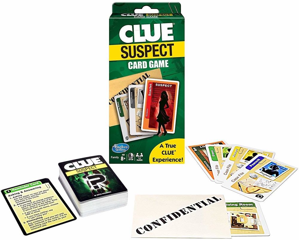 Clue Cards: CLUE® SUSPECT  (3-4) board game collectible [Barcode 653569568131] - Main Image 4