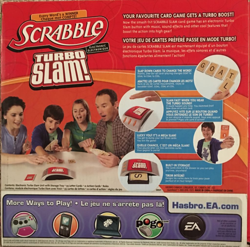 Scrabble Turbo Slam!  (2-4) board game collectible [Barcode 653569580867] - Main Image 2