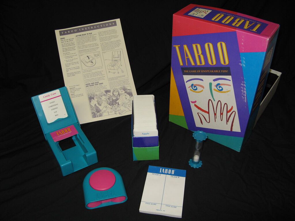 Taboo  (4+) board game collectible [Barcode 653569650768] - Main Image 2