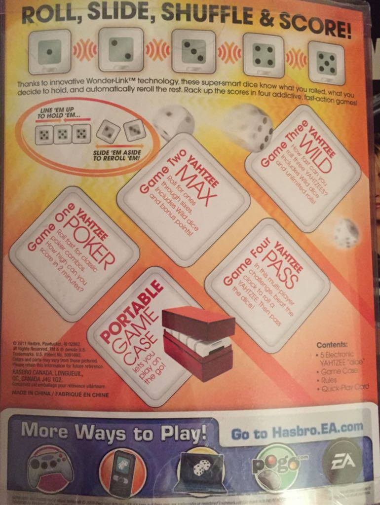 Yahtzee: Flash  (1+) board game collectible [Barcode 653569669272] - Main Image 2