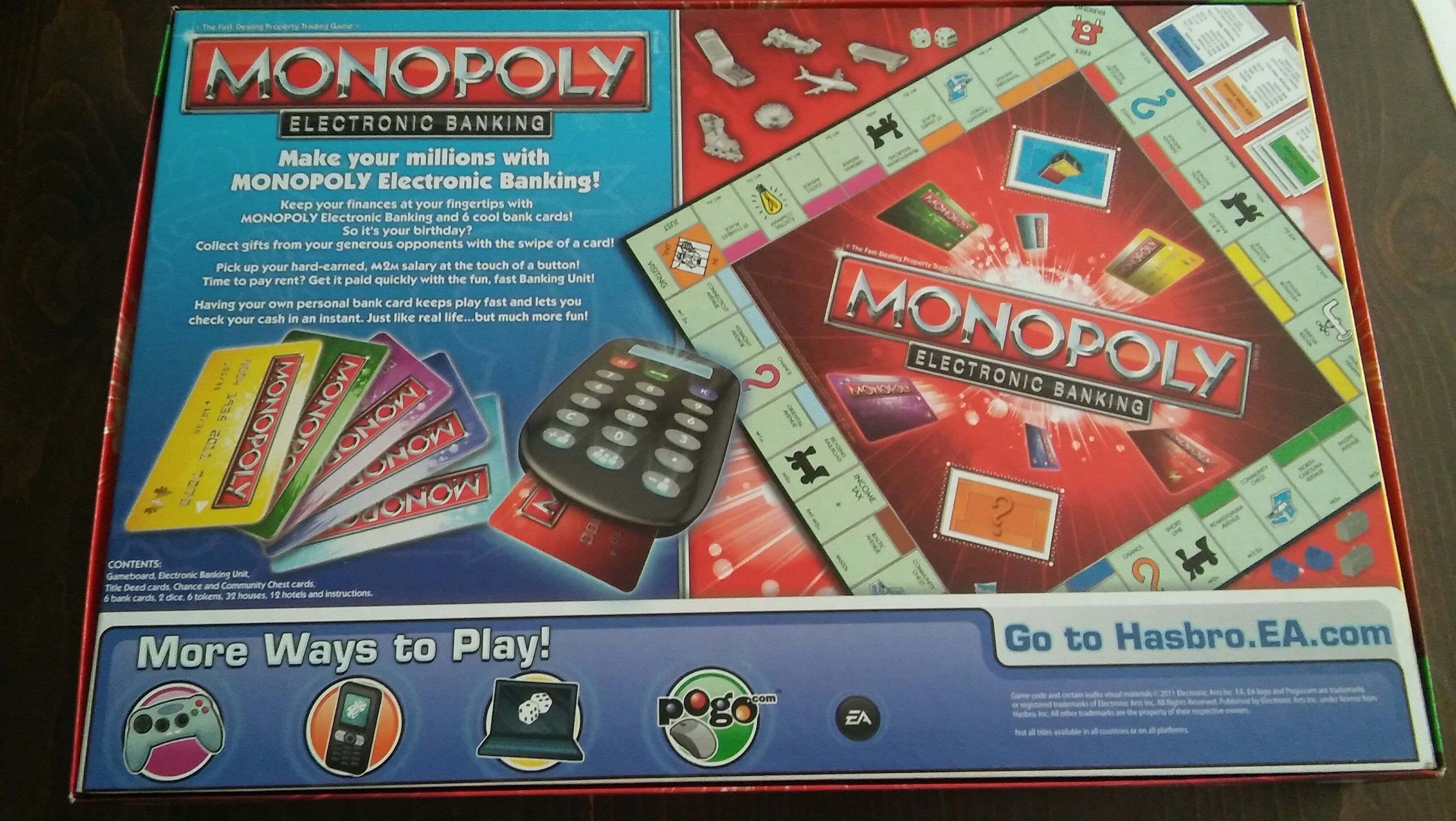 Monopoly Electronic Banking  (2-6) board game collectible [Barcode 653569701590] - Main Image 2