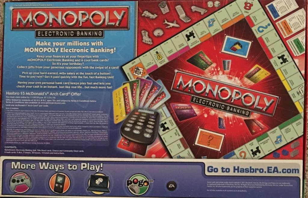 Electronic Banking  (2-6) board game collectible [Barcode 653569702719] - Main Image 2