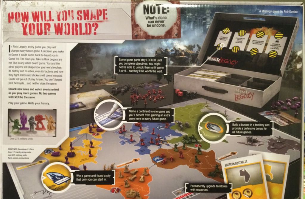 Risk: Legacy  (3-5) board game collectible [Barcode 653569728481] - Main Image 2