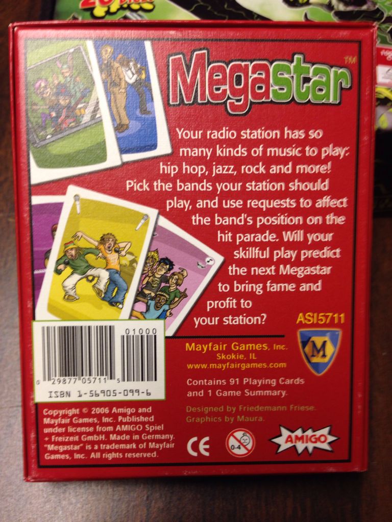 Megastar  (2-5) board game collectible [Barcode 029211057115] - Main Image 2