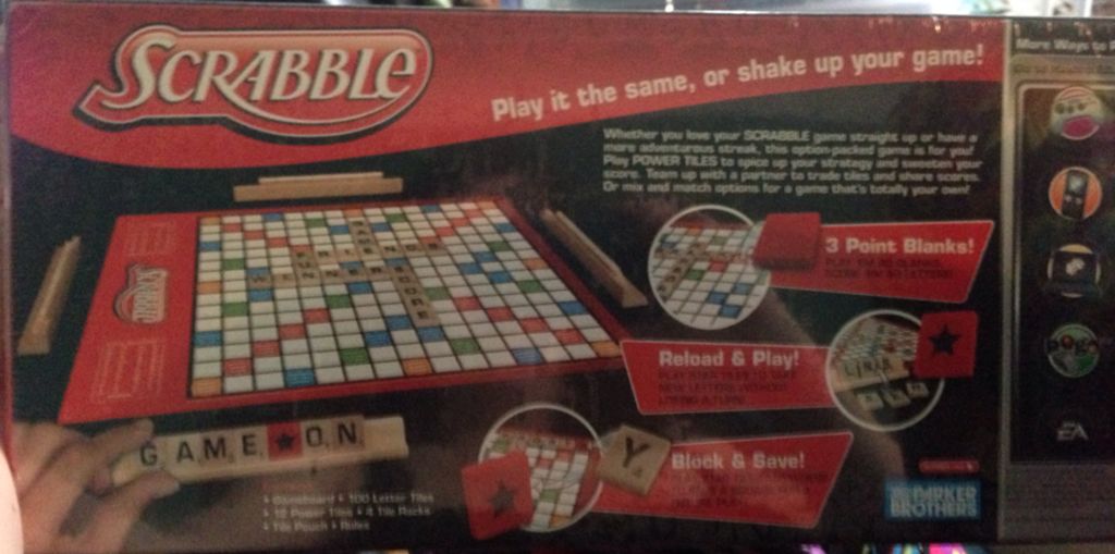 Scrabble: Deluxe Edition  (2-4) board game collectible [Barcode 653569780472] - Main Image 2