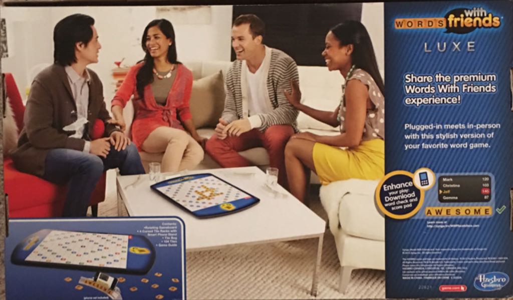 Words With Friends : Luxe  (2-4) board game collectible [Barcode 653569794448] - Main Image 2