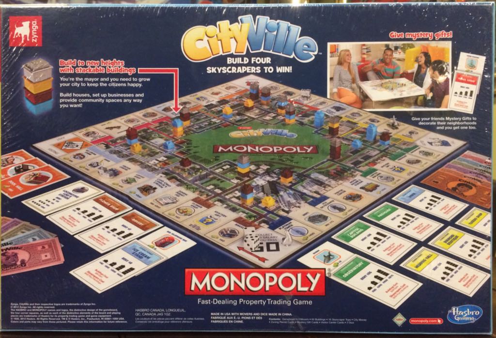 Monopoly: Cityville  (2-4) board game collectible [Barcode 653569794950] - Main Image 2