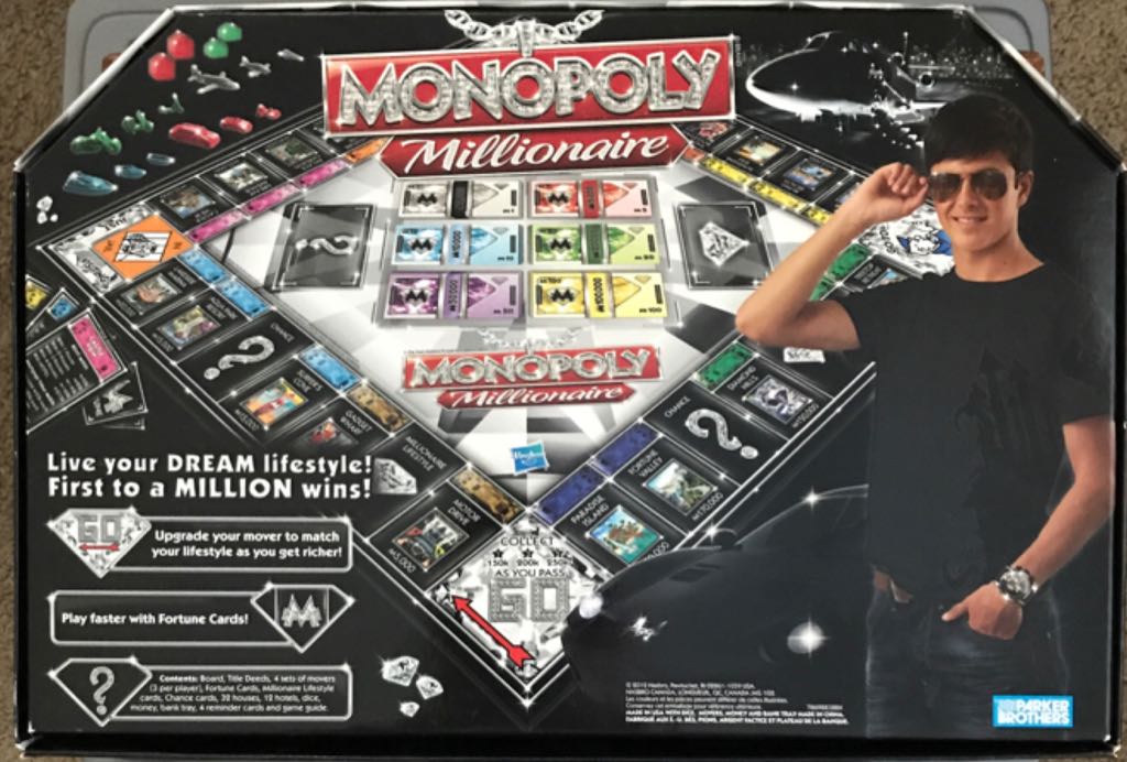 Monopoly Millionaire  (2-4) board game collectible [Barcode 653569801696] - Main Image 2
