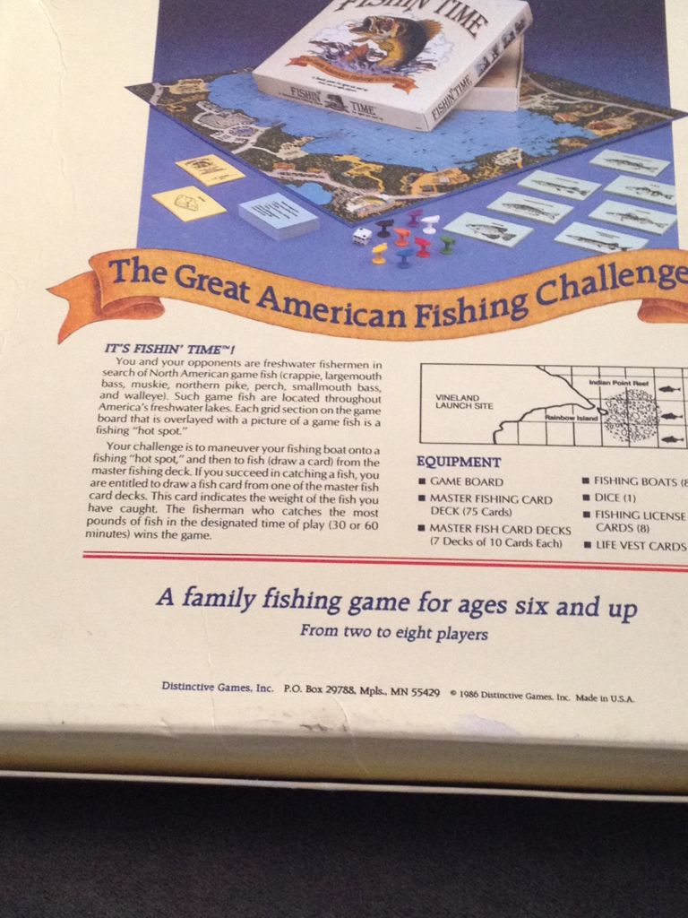 Fishin’ Time  (2-8) board game collectible [Barcode 029741500006] - Main Image 2
