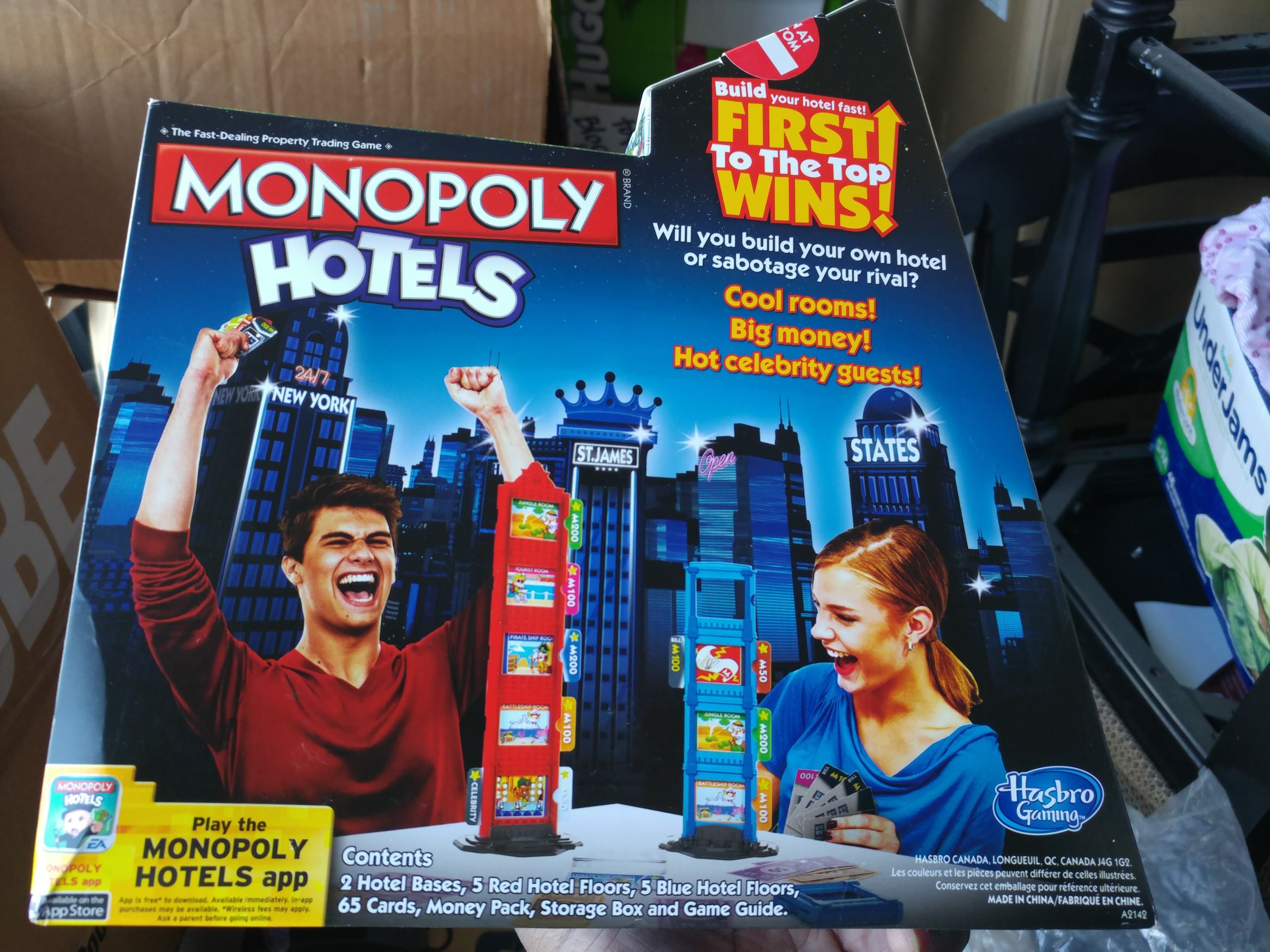 Hotels Monopoly  (2) board game collectible [Barcode 653569819684] - Main Image 2