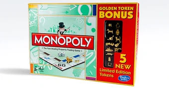 MONOPOLY®: GOLDEN TOKEN BONUS Limited Edition  (2-6) board game collectible [Barcode 653569838371] - Main Image 2
