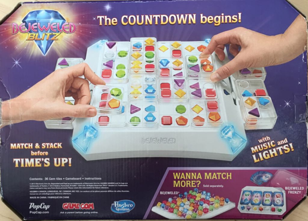 Bejeweled Blitz  (2) board game collectible [Barcode 653569862499] - Main Image 2