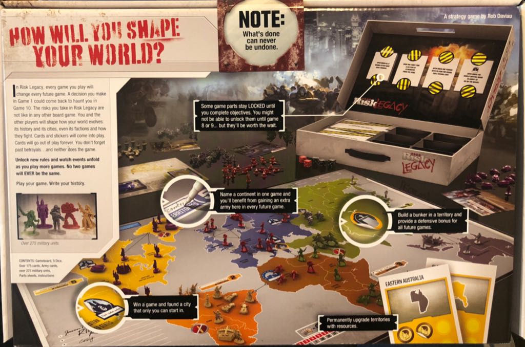 Risk: Legacy  (3-5) board game collectible [Barcode 653569879169] - Main Image 2