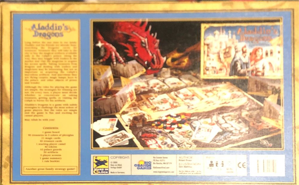 Aladdin’s Dragon  (3-5) board game collectible [Barcode 655132001502] - Main Image 2