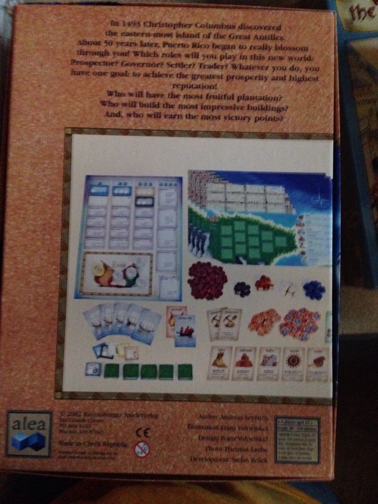 Puerto Rico  (3-5) board game collectible [Barcode 655132001953] - Main Image 2