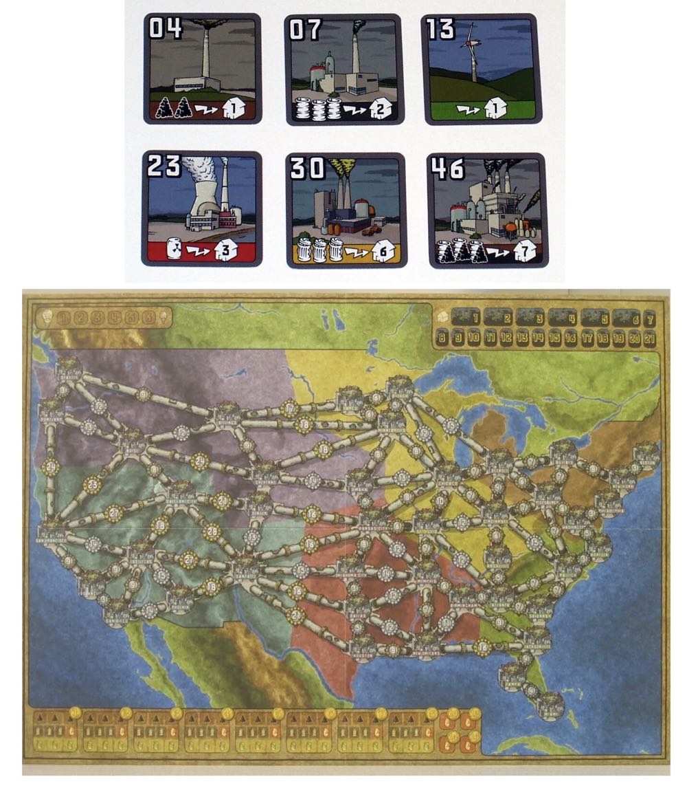 Power Grid  (2-6) board game collectible [Barcode 655132002400] - Main Image 3