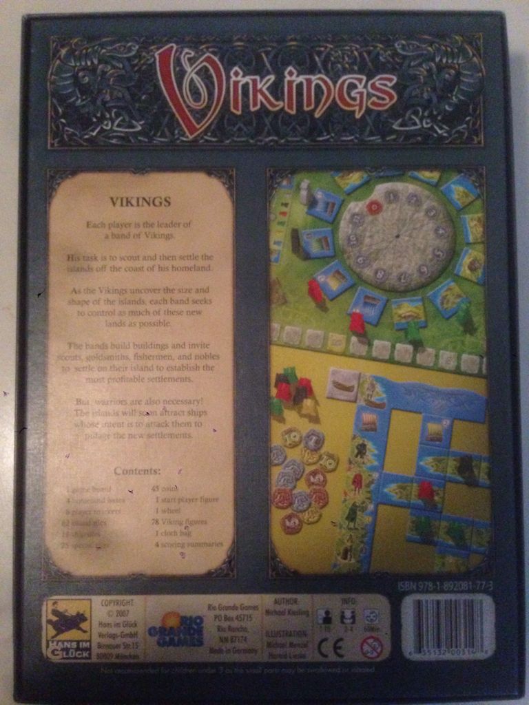 Vikings  (2-4) board game collectible [Barcode 655132003148] - Main Image 2