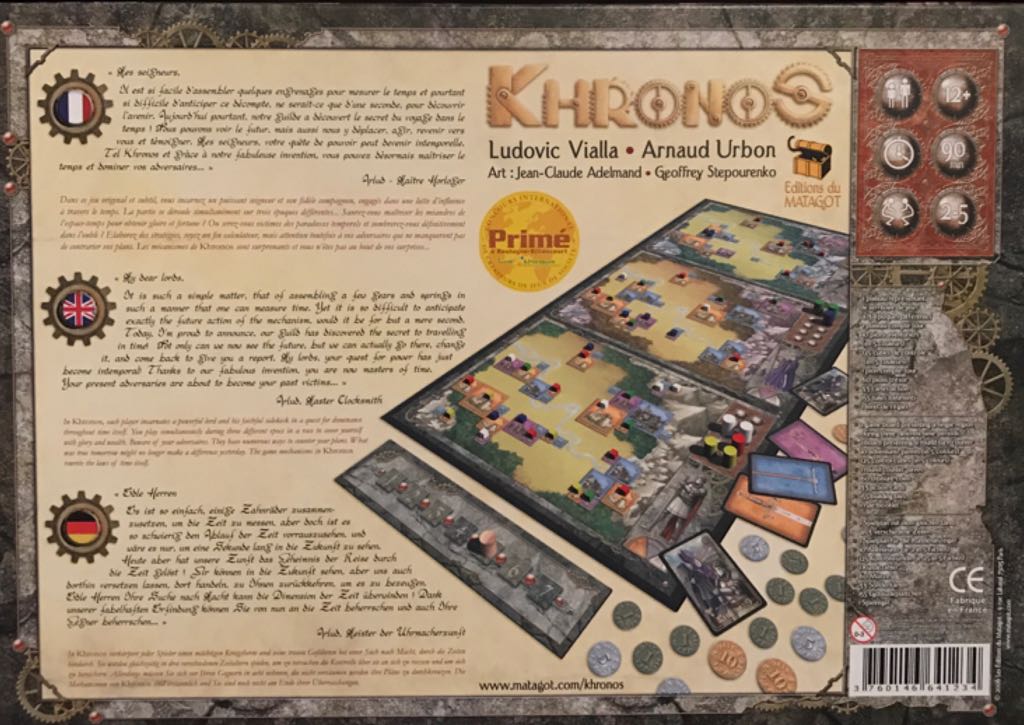 Khronos  (2-5) board game collectible [Barcode 655132003322] - Main Image 2