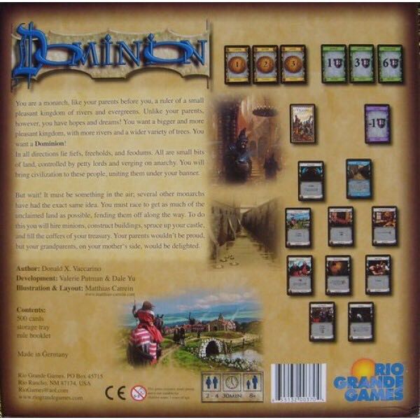 Dominion  (2-4) board game collectible [Barcode 655132003704] - Main Image 2