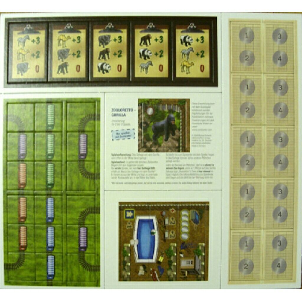 Zooloretto: Expansion Pack #2  (2-5) board game collectible [Barcode 655132003827] - Main Image 2