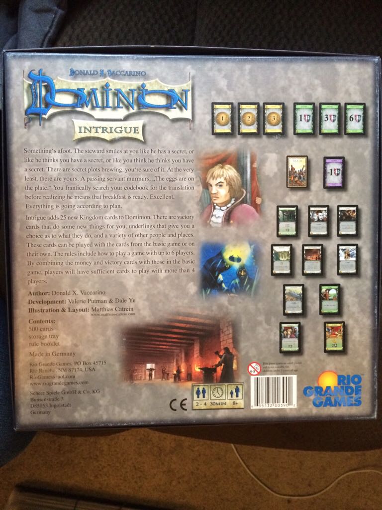 Dominion: Intrigue  (2- 4) board game collectible [Barcode 655132003902] - Main Image 2