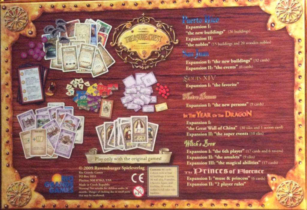Treasure Chest 10 years  board game collectible [Barcode 655132003940] - Main Image 2