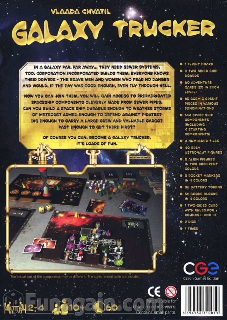 Galaxy Trucker: Another Big Expansion  (2-5) board game collectible [Barcode 655132004657] - Main Image 2