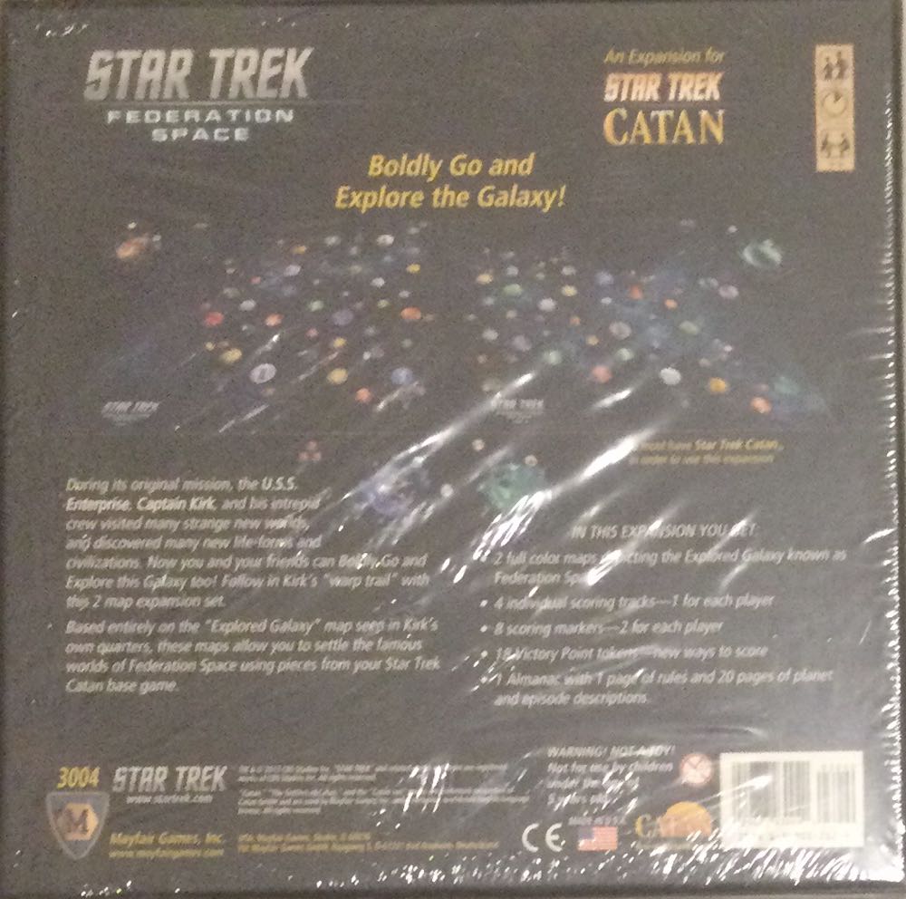 Star Trek: Federation Space  (3-4) board game collectible [Barcode 029877030040] - Main Image 3