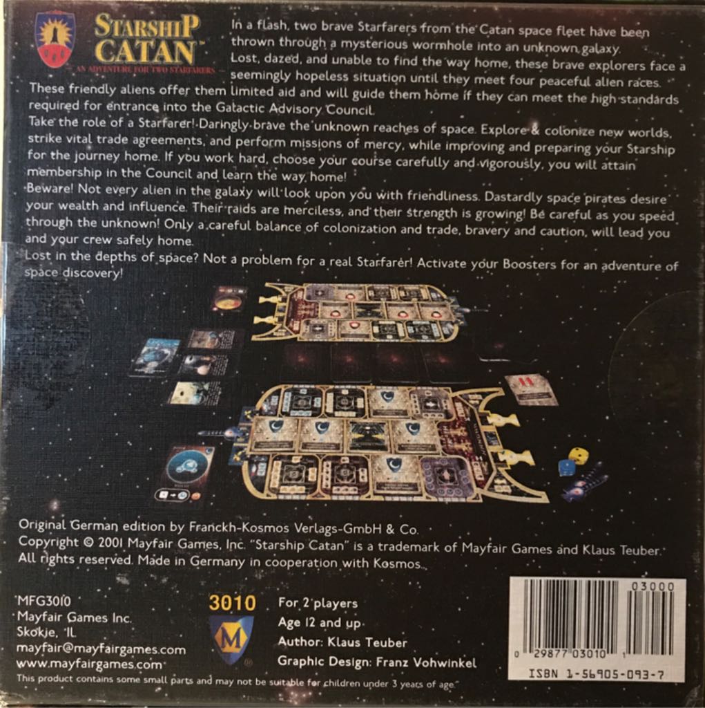 Catan: Starship  (2) board game collectible [Barcode 029877030101] - Main Image 2