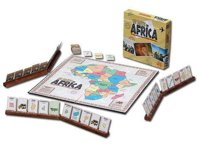 10 Days in Africa  (2 to 4) board game collectible [Barcode 659390010108] - Main Image 4