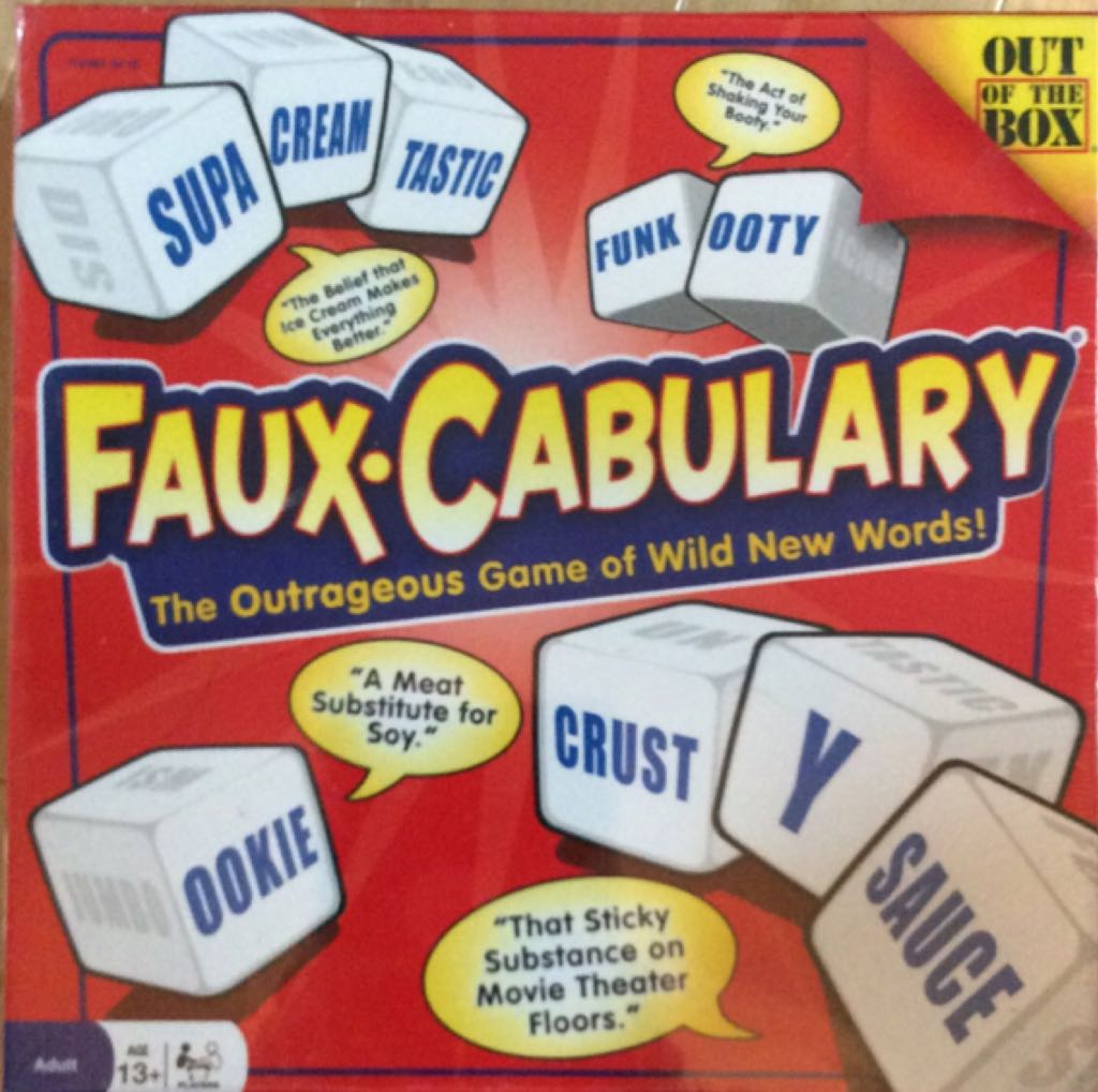 Faux•Cabulary  (3-7) board game collectible [Barcode 659390032100] - Main Image 1