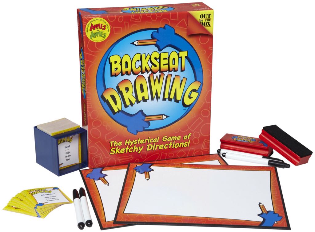 Backseat Drawing  (4-8) board game collectible [Barcode 659390037297] - Main Image 2