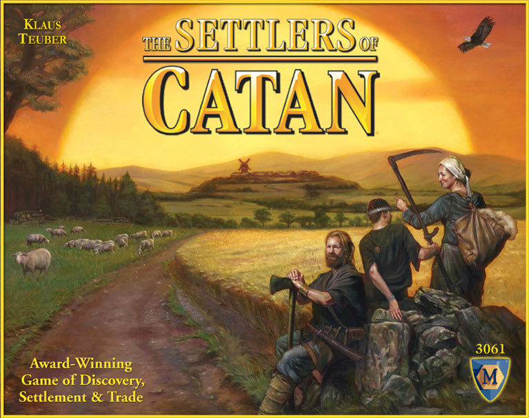 Settlers Of Catan  (3-4) board game collectible [Barcode 029877030613] - Main Image 4