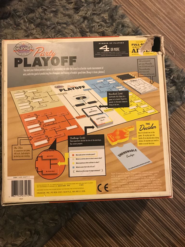 Cranium: Party Playoff  (4-99) board game collectible [Barcode 667792234954] - Main Image 2