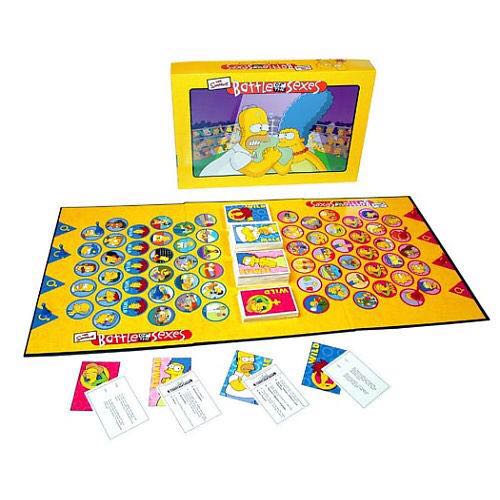 Simpsons Edition Battle of the Sexes  board game collectible [Barcode 669165000197] - Main Image 2