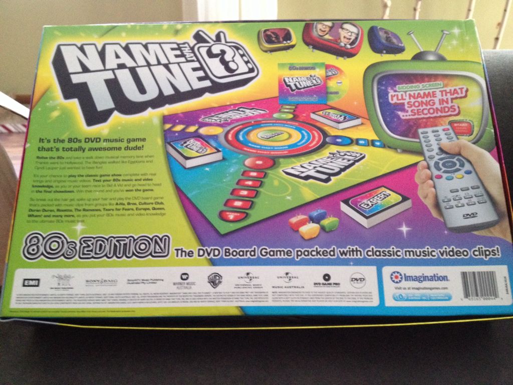 Name That Tune 80’s Edition  (2-4) board game collectible [Barcode 669165000449] - Main Image 2