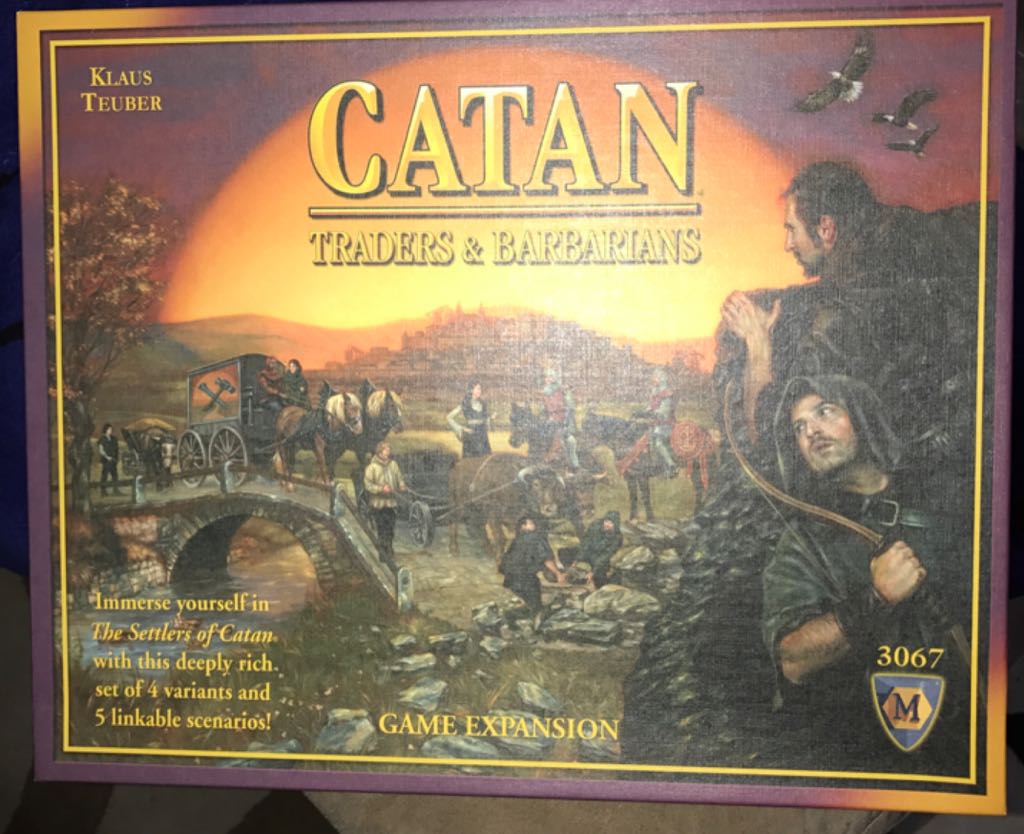 Catan: Traders & Barbarians Expansion  (4) board game collectible [Barcode 029877030675] - Main Image 1