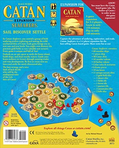 Catan: Seafarers Expansion  (2-4) board game collectible [Barcode 029877030736] - Main Image 2