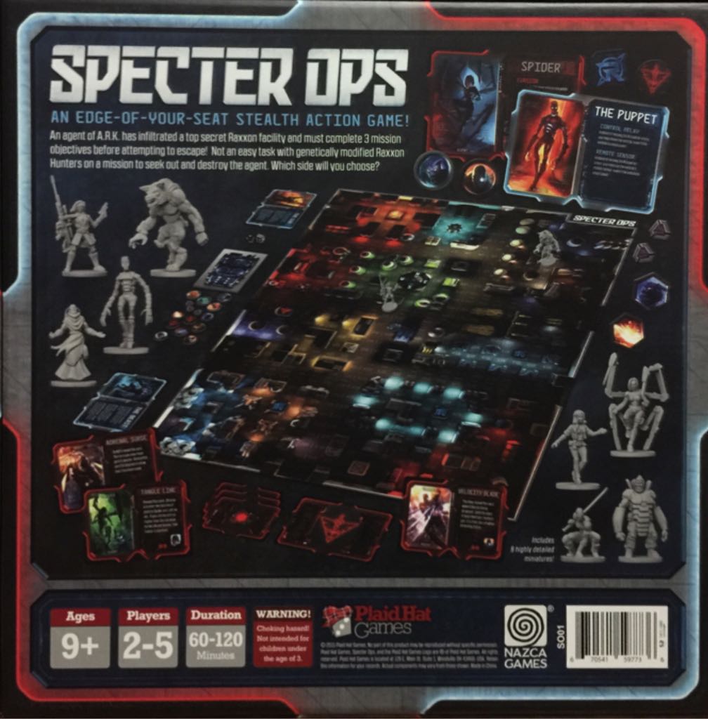 Spector Ops  (2-5) board game collectible [Barcode 670541597736] - Main Image 2