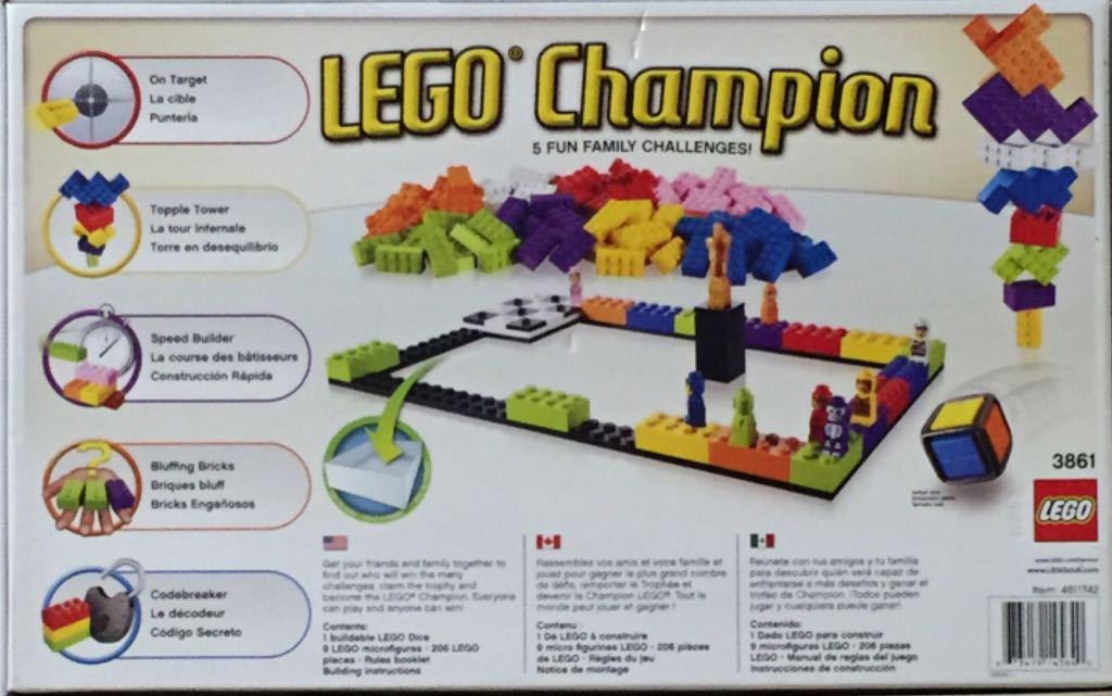 LEGO Champion  (3-8) board game collectible [Barcode 673419145640] - Main Image 2