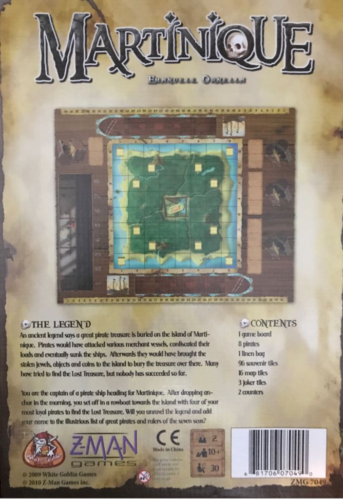 Martinique   (2) board game collectible [Barcode 681706070490] - Main Image 2