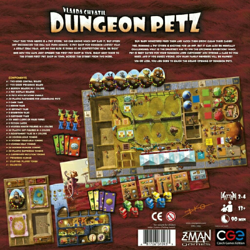 Dungeon Petz  (2-4) board game collectible [Barcode 681706070933] - Main Image 2