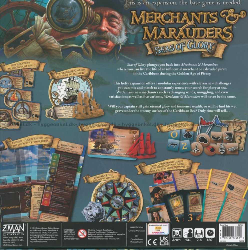 Merchants & Marauders: Seas of Glory  (2-4) board game collectible [Barcode 681706170626] - Main Image 3