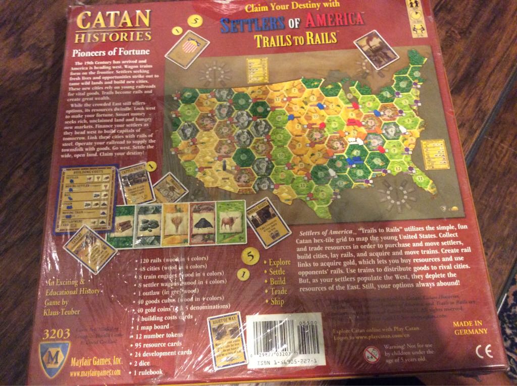 Settlers Of Catan Histories  (3-4) board game collectible [Barcode 029877032037] - Main Image 2