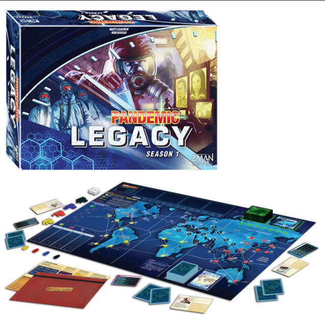 Pandemic Legacy: Season 1  (2-4) board game collectible [Barcode 681706711706] - Main Image 3